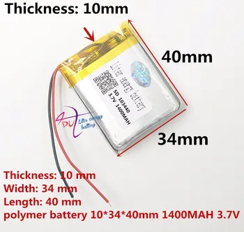 best battery brand Free shipping 3.7 V 103440 lithium-ion polymer battery 1400 mah vehicle traveling data recorder LED speakers
best battery brand Free shipping 3.7 V 103440 lithium-ion polymer battery 1400 mah vehicle traveling data recorder LED speakers
