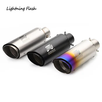 250 mm Motorcycle Exhaust Pipe 51 mm 60 mm Tail Escape No DB Killer for Dirt Bike Street Bike ATV for FZ6N RC 390 YZF-R3 Z900
250 mm Motorcycle Exhaust Pipe 51 mm 60 mm Tail Escape No DB Killer for Dirt Bike Street Bike ATV for FZ6N RC 390 YZF-R3 Z900