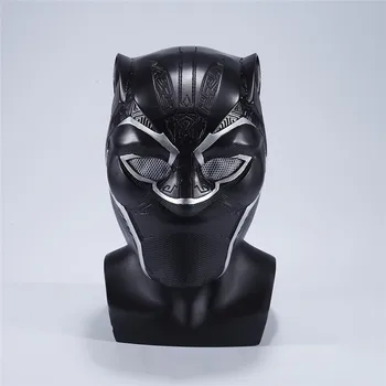 New Moive 2018 Black Panther Helmet Mask Movie Captain America Civil War Halloween Costume Mask Cosplay Men's PVC Party Mask
New Moive 2018 Black Panther Helmet Mask Movie Captain America Civil War Halloween Costume Mask Cosplay Men's PVC Party Mask