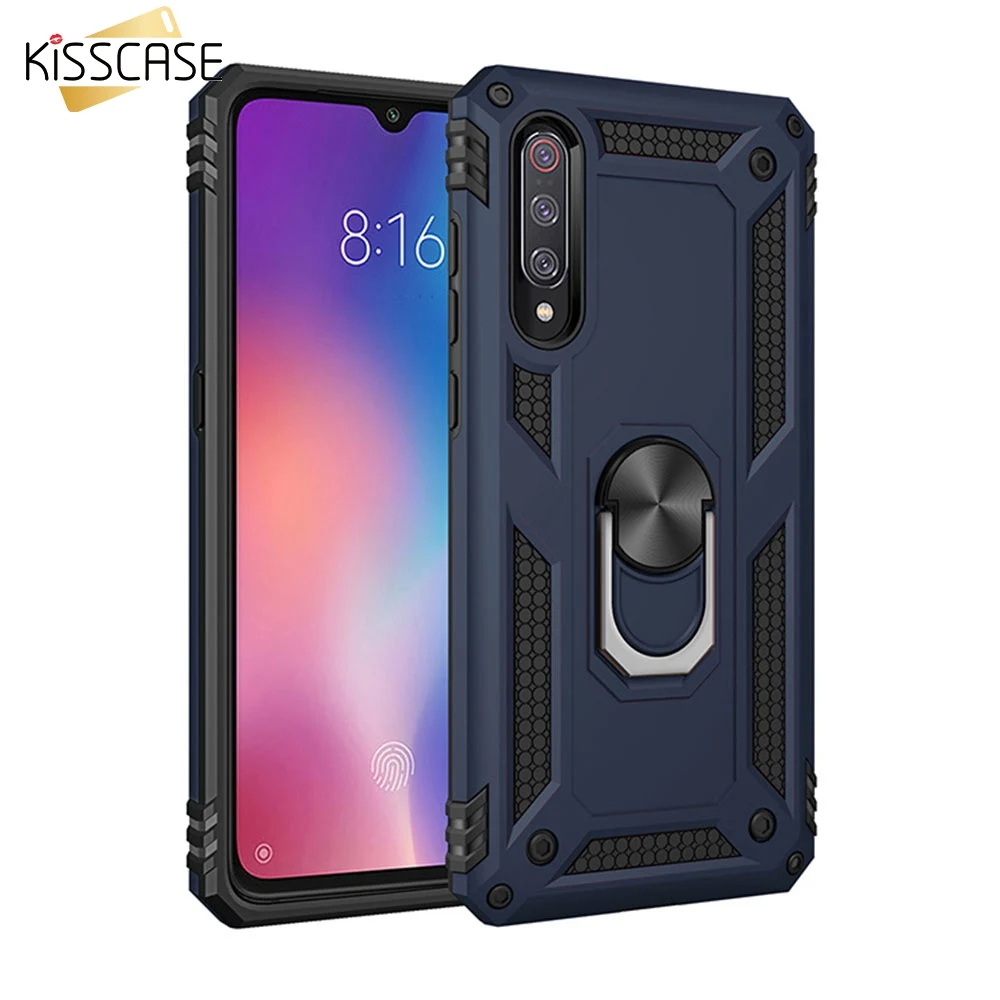 KISSCASE Military Full Protection Armor Shockproof Ring Holder Case For Xiaomi mi 9 Phone Holder Kickstand Cover For Xiaomi Capa
KISSCASE Military Full Protection Armor Shockproof Ring Holder Case For Xiaomi mi 9 Phone Holder Kickstand Cover For Xiaomi Capa