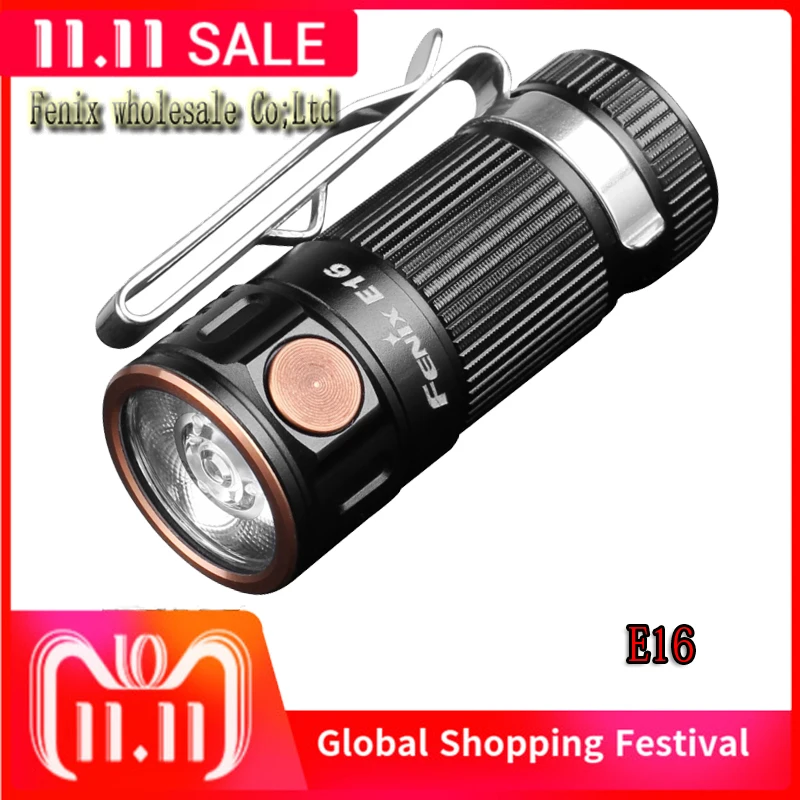 

Fenix E16 Cree XP-L HI neutral white LED Max 700 Lumens 16340/CR123A EDC flashlight