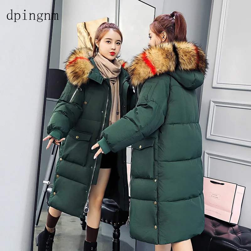 New 2018 Winter Jacket Women Coats Artificial raccoon hair collar Female Parka black Thick Cotton Padded Lining Ladies
New 2018 Winter Jacket Women Coats Artificial raccoon hair collar Female Parka black Thick Cotton Padded Lining Ladies