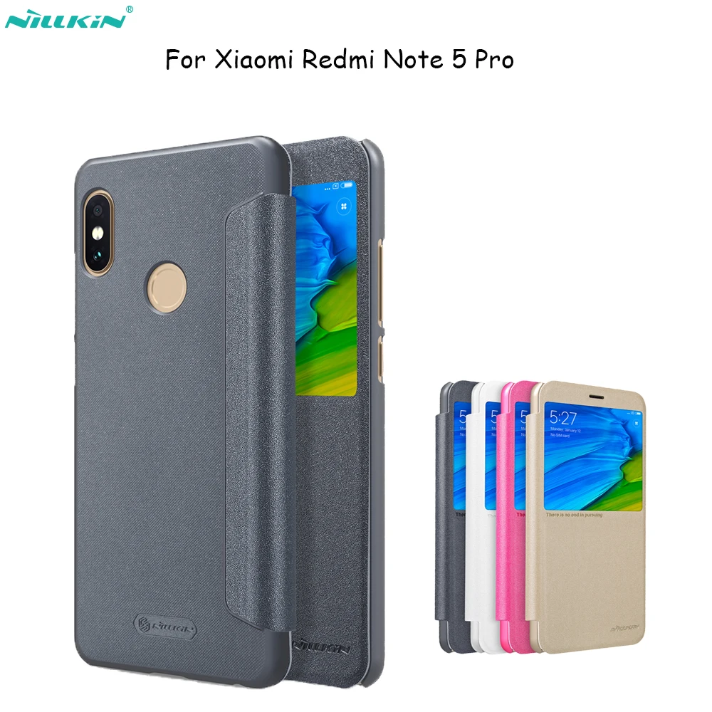 For xiaomi redmi note 5 Pro case NILLKIN sparkle PU leather flip cover view window for redmi note 5 Pro cover phone bags
For xiaomi redmi note 5 Pro case NILLKIN sparkle PU leather flip cover view window for redmi note 5 Pro cover phone bags