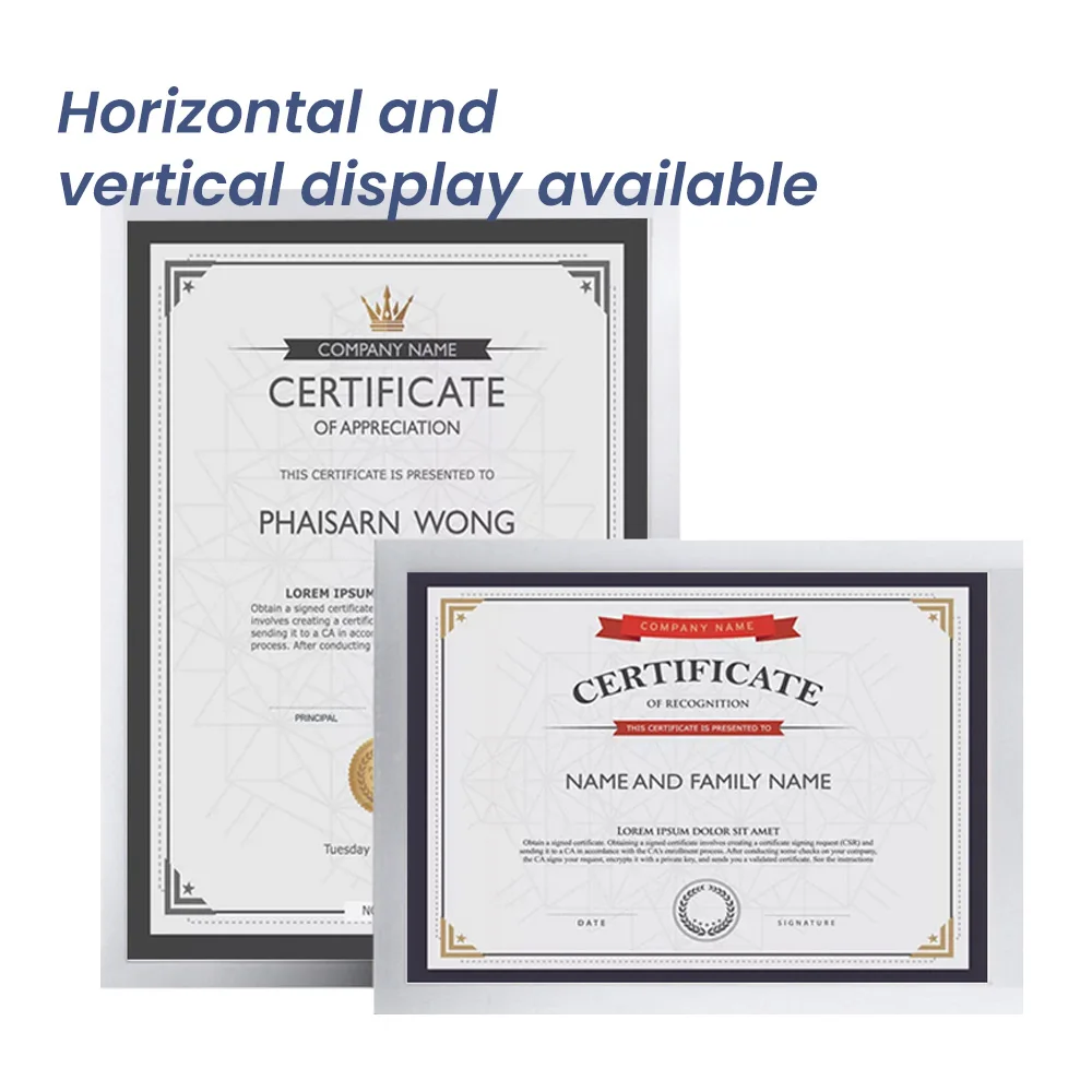A3 Silver Certificate Frame PVC Picture Poster Photo Frame Wall Mount Document Office Annouce Display
A3 Silver Certificate Frame PVC Picture Poster Photo Frame Wall Mount Document Office Annouce Display