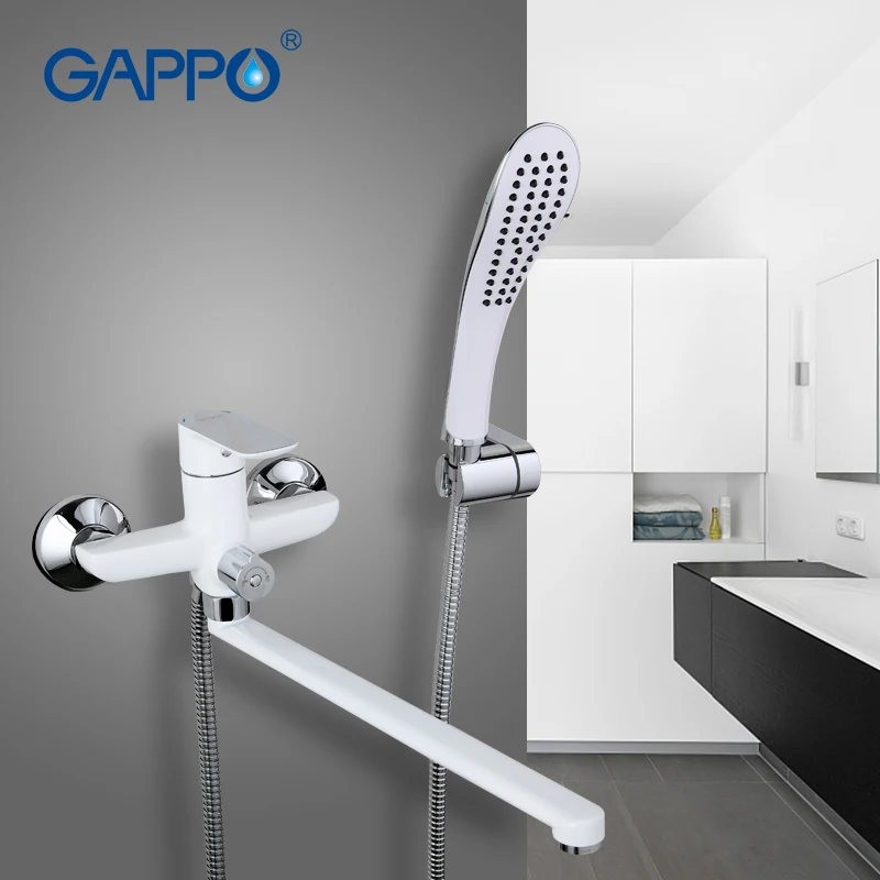 Душевая система Gappo g2248 белый смеситель для ванны Латунная Поверхность