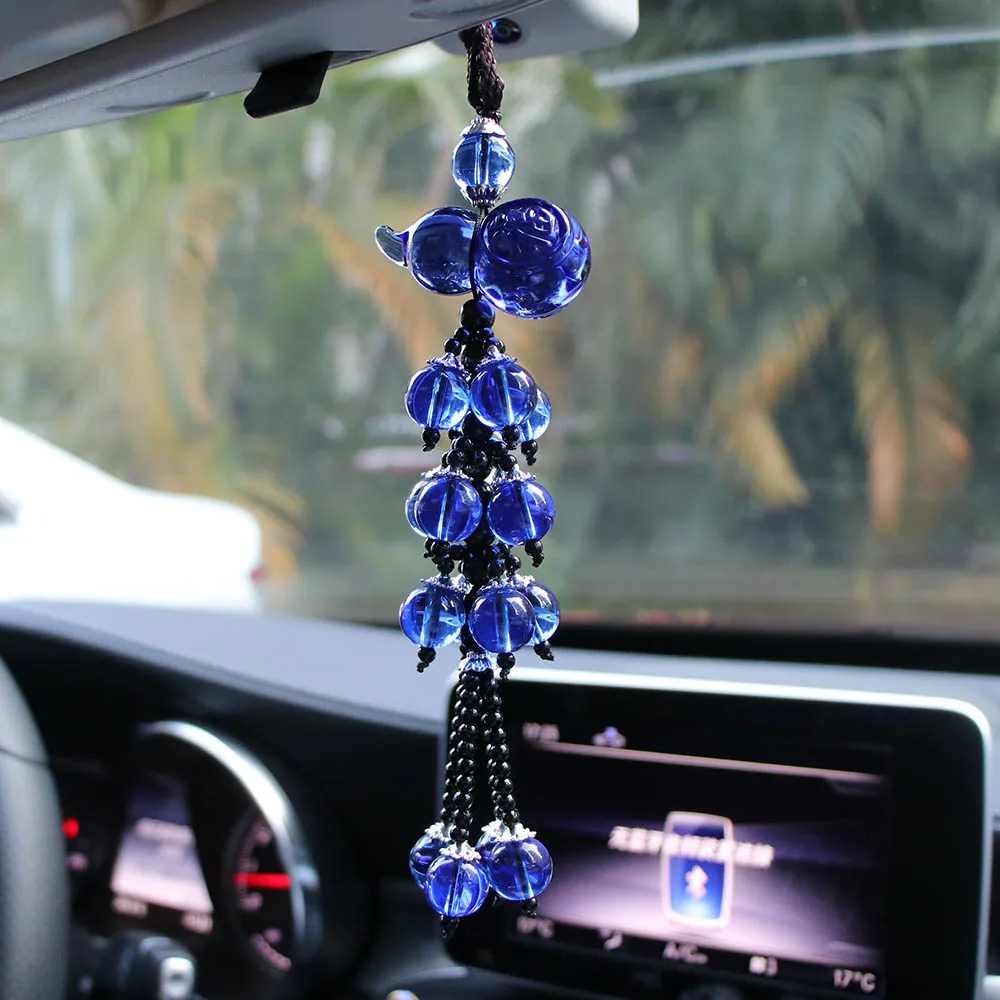 Car Pendants Crystal Gourd Car Ornaments Color Decoration Rear View Mirror Dangle Suspension Decor Car Interior Accessories
Car Pendants Crystal Gourd Car Ornaments Color Decoration Rear View Mirror Dangle Suspension Decor Car Interior Accessories