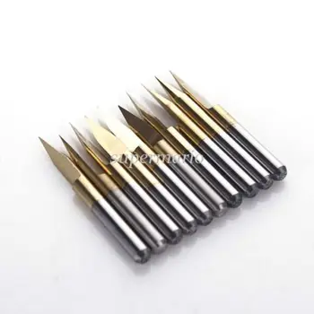 1pcs tungsten steel V shape Titanium Coated Carbide PCB Engraving CNC Bit Router Tool 40degree 0.2mm wholesale
1pcs tungsten steel V shape Titanium Coated Carbide PCB Engraving CNC Bit Router Tool 40degree 0.2mm wholesale