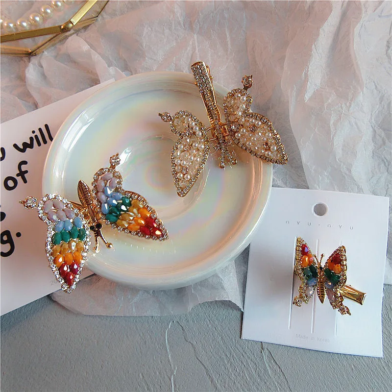 HZ 2019 Rhinestone Colorful Luxury Butterfly Drop Glaze Barrettes Hair Clip Hair Accessories for Women Girl Child Hair Grip
HZ 2019 Rhinestone Colorful Luxury Butterfly Drop Glaze Barrettes Hair Clip Hair Accessories for Women Girl Child Hair Grip