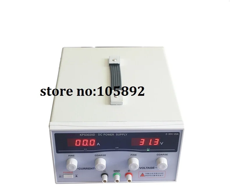 Free shipping high power Adjustable Digital DC Power Supply 30V/20A for scientific research Laboratory Switch DC power supply
Free shipping high power Adjustable Digital DC Power Supply 30V/20A for scientific research Laboratory Switch DC power supply