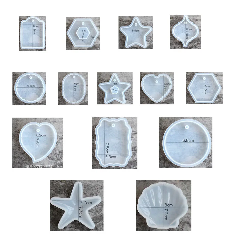 1 Piece Pendant Craft DIY Transparent UV Resin Liquid Silicone Combination Molds for DIY Making Finding Accessories
1 Piece Pendant Craft DIY Transparent UV Resin Liquid Silicone Combination Molds for DIY Making Finding Accessories