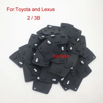 500pcs/lot Fit for Toyota Lexus key 2 / 3 button remote Silicone rubber key button pad high quality replacement
500pcs/lot Fit for Toyota Lexus key 2 / 3 button remote Silicone rubber key button pad high quality replacement