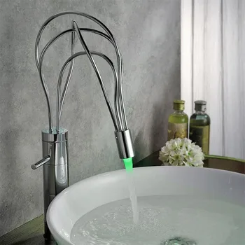 new arrival high quality brass material chrome single lever bird nest design LED bathroom basin faucet sink tap basin mixer
new arrival high quality brass material chrome single lever bird nest design LED bathroom basin faucet sink tap basin mixer