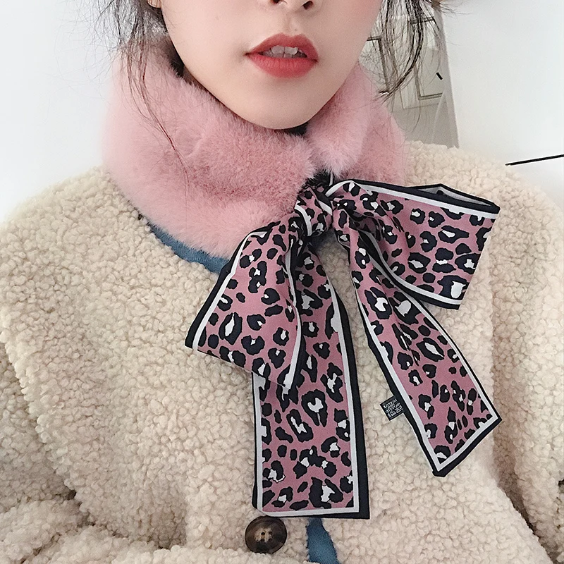 2018 New Arrivals Autumn and Winter Women Girls Scarf Ring Print Warm Plush Scarves Collar Leopard Print Ribbon Bow Scarf Female
2018 New Arrivals Autumn and Winter Women Girls Scarf Ring Print Warm Plush Scarves Collar Leopard Print Ribbon Bow Scarf Female