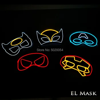 Hot Sales Kids Christmas Gift Super Hero Captain American Cosplay Glowing Mask Party Rave Led EL Mask For Birthday Halloween
Hot Sales Kids Christmas Gift Super Hero Captain American Cosplay Glowing Mask Party Rave Led EL Mask For Birthday Halloween