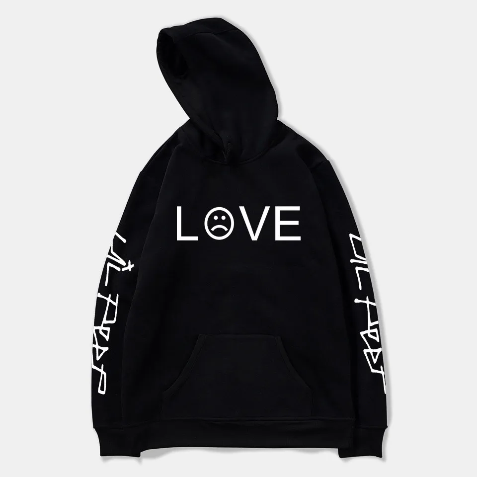 Lil Peep LOVE Sweatshirt Men Women Casual Pullover Hip Hop Lil Peep Rapper Hoodies Sad Face Boys Fashionable high quality Hoody
Lil Peep LOVE Sweatshirt Men Women Casual Pullover Hip Hop Lil Peep Rapper Hoodies Sad Face Boys Fashionable high quality Hoody