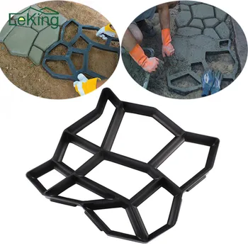 Artificial DIY Garden Stone Road Walk Maker Mould Pavement Plastic Concrete Mold Manually Paving Cement Brick Patio Path Moldes
Artificial DIY Garden Stone Road Walk Maker Mould Pavement Plastic Concrete Mold Manually Paving Cement Brick Patio Path Moldes