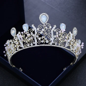 New Handmade Princess Wedding Big Crown Luxury Classic Crystal Rinestone Bridal Crowns Headband Bride Hair Accessories Tiaras
New Handmade Princess Wedding Big Crown Luxury Classic Crystal Rinestone Bridal Crowns Headband Bride Hair Accessories Tiaras