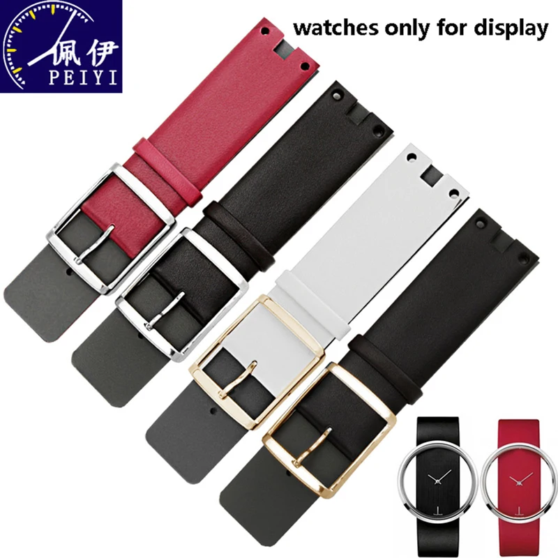 PEIYI CK replacement leather watch band K94231/K9423101/K9423107 concave genuine leather strap lady red and white
PEIYI CK replacement leather watch band K94231/K9423101/K9423107 concave genuine leather strap lady red and white