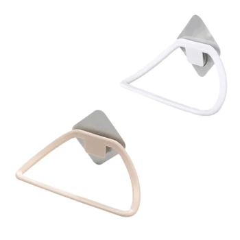 2pcs Towel Rings Plastic Magic Sticky Punch Free Household Wall Mount Towel Rack Holder Pendant for Hotel Home 
2pcs Towel Rings Plastic Magic Sticky Punch Free Household Wall Mount Towel Rack Holder Pendant for Hotel Home