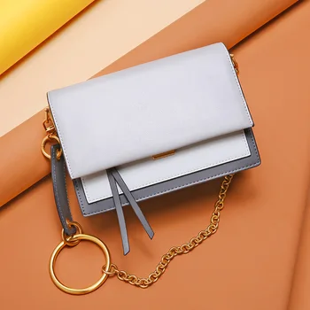 Contrast Color Genuine Leather Fashion Crossbody Bags For Women Famous Brands In Women's Shoulder Bags Ring Chain Messenger Bag
Contrast Color Genuine Leather Fashion Crossbody Bags For Women Famous Brands In Women's Shoulder Bags Ring Chain Messenger Bag