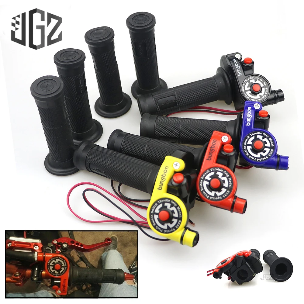Universal Motocross Throttle Hand Grip Acelerador with On-Off Ignition Switch Quick Twister for KTM ATV Quad Pit Dirt Bike Buggy
Universal Motocross Throttle Hand Grip Acelerador with On-Off Ignition Switch Quick Twister for KTM ATV Quad Pit Dirt Bike Buggy
