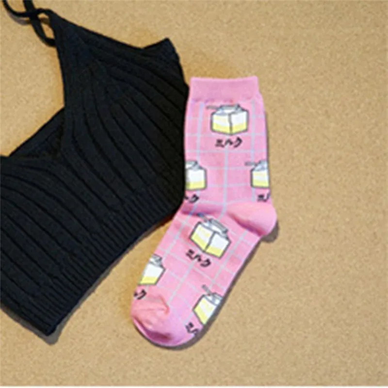 Spring/Summer Milk Style Japan South Korea Harajuku Style High Street Funny Socks Cotton Alphabet Women's Socks College Wind 
Spring/Summer Milk Style Japan South Korea Harajuku Style High Street Funny Socks Cotton Alphabet Women's Socks College Wind