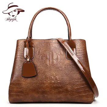 Luxury Brand Fashion Big Crocodile Pattern Women Messenger Bags Female Crossbody Shoulder Bags Ladies PU Leather Handbags Bolsas
Luxury Brand Fashion Big Crocodile Pattern Women Messenger Bags Female Crossbody Shoulder Bags Ladies PU Leather Handbags Bolsas