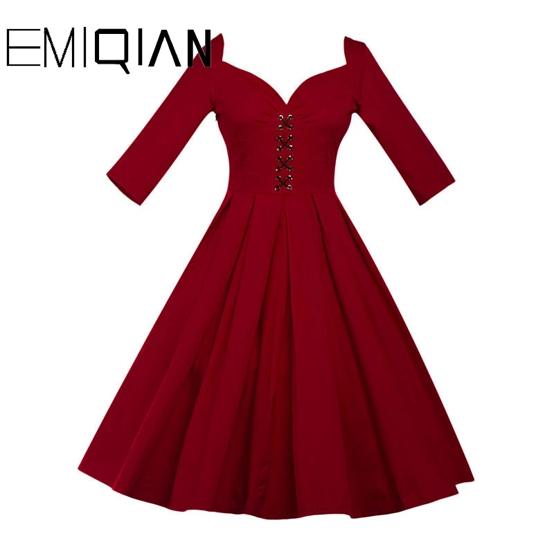 Hebburn Vintage 3/4 Sleeve A line Sweetheart Knee Length Party Dress Plus Size Short Prom Dress
Hebburn Vintage 3/4 Sleeve A line Sweetheart Knee Length Party Dress Plus Size Short Prom Dress