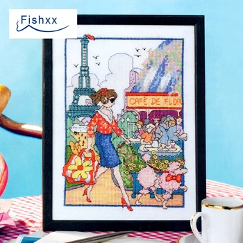 European Magazine Fishxx Cross Stitch Kit Crazy110-2 Paris Return Character Street Fashion Girl and Her Dog
European Magazine Fishxx Cross Stitch Kit Crazy110-2 Paris Return Character Street Fashion Girl and Her Dog