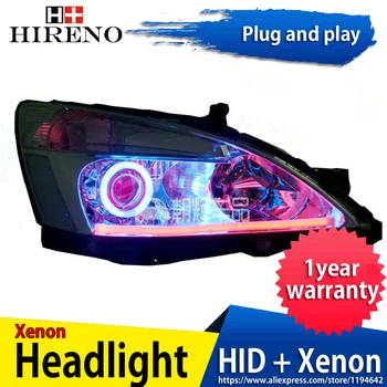 Car custom Modified Xenon Headlamp for Honda Accord 2003-2007 Headlights Assembly Car styling Angel Lens HID 2pcs
Car custom Modified Xenon Headlamp for Honda Accord 2003-2007 Headlights Assembly Car styling Angel Lens HID 2pcs