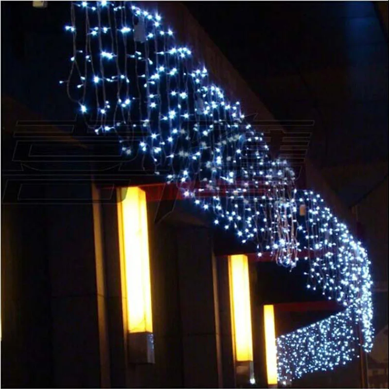 aliexpress com buy 4m 40pcs christmas lights creative diy manual 3 5m 96 led fairy icicle christmas lights garlands white pink holiday lights curtain wedding