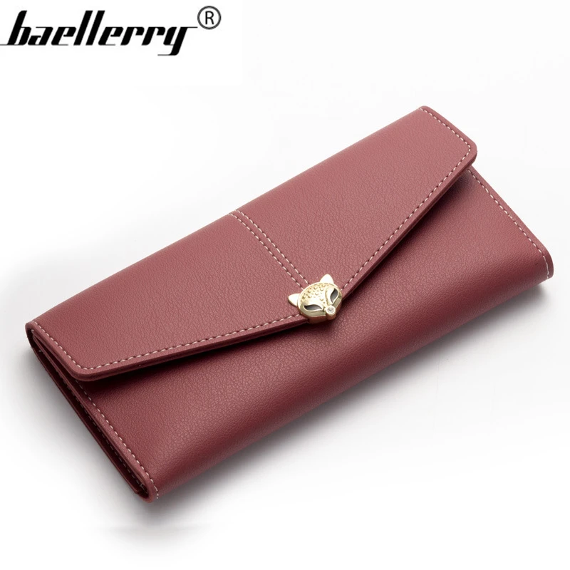 Brand Baellerry 2017 New Pu Leather Women Long Wallet Golden fox Hasp Long Purse Pocket Carteira Feminina Kawaii ID Card Holder
Brand Baellerry 2017 New Pu Leather Women Long Wallet Golden fox Hasp Long Purse Pocket Carteira Feminina Kawaii ID Card Holder