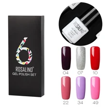 6pcs/set Soak off UV LED Nail Polish Long-lasting Set for Manicure Gel Lacquer Nails Art