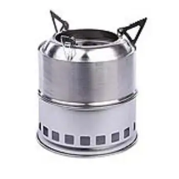 Stainless Steel Lightweight Wood Burning Camping Stove for Outdoor Cooking Picnic Barbecue Camping (Silver)
Stainless Steel Lightweight Wood Burning Camping Stove for Outdoor Cooking Picnic Barbecue Camping (Silver)