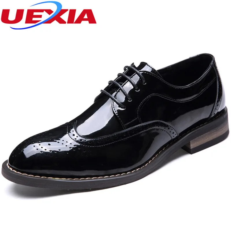 New Men Wedding Dress Shoes Black Round Toe Flats Business Lace-up Design Formal Leather Oxford High Quality Luxury Brand Shoe
New Men Wedding Dress Shoes Black Round Toe Flats Business Lace-up Design Formal Leather Oxford High Quality Luxury Brand Shoe