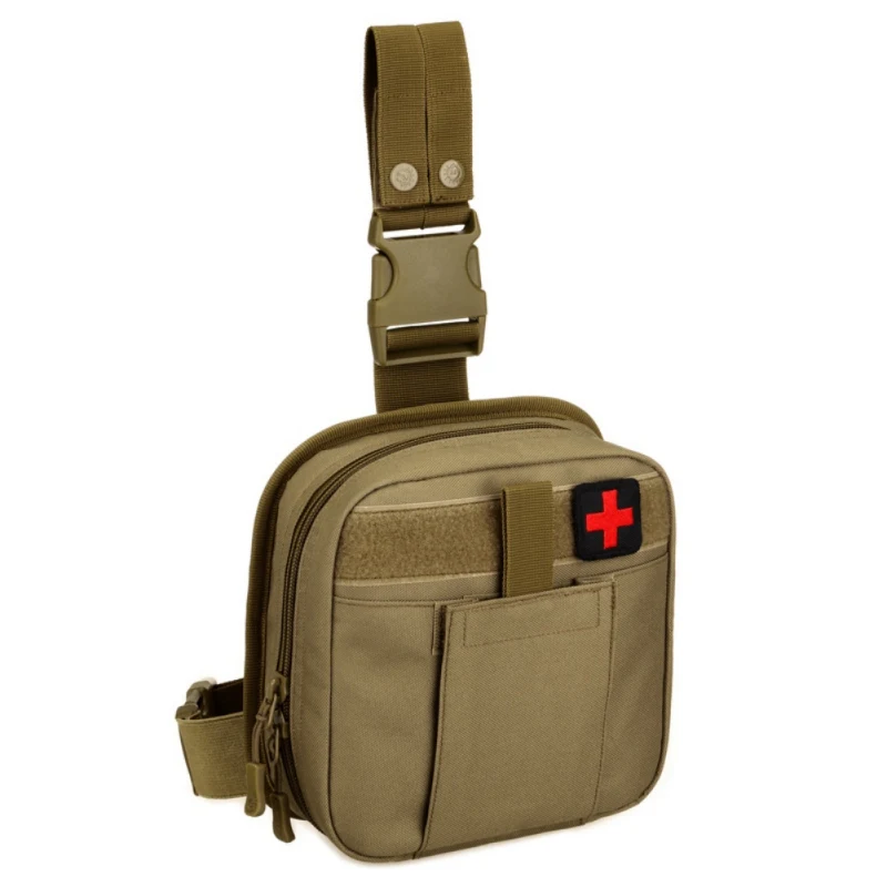 Outdoor First Aid Emergency Survival Bag Tactical Pouch Multi Purpose Thigh Bag For Camping Mountaineering Hunting
Outdoor First Aid Emergency Survival Bag Tactical Pouch Multi Purpose Thigh Bag For Camping Mountaineering Hunting