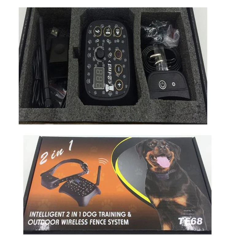2 in 1 Electronic Wireless Fence System Rechargeable Dog Training Collar Waterproof for one Dogs US eu au Plug
2 in 1 Electronic Wireless Fence System Rechargeable Dog Training Collar Waterproof for one Dogs US eu au Plug