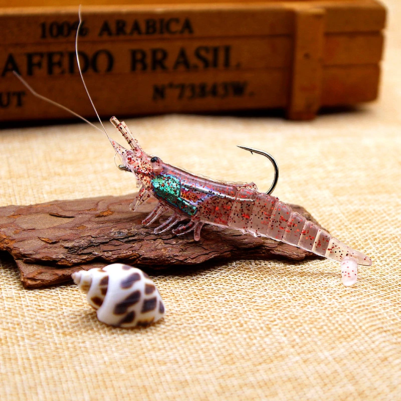 1pcs 9cm/10g Lead Soft Shrimp Shape Lures Artificial Bait With Glow Hook Swivels Anzois Para Pesca Sabiki Rigs Fishing Lure
1pcs 9cm/10g Lead Soft Shrimp Shape Lures Artificial Bait With Glow Hook Swivels Anzois Para Pesca Sabiki Rigs Fishing Lure