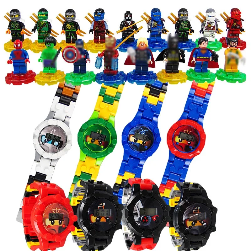 Ninjaoingly AvengersING Building blocks Bricks Watch Compatible Legoingod Ninjagoed Duplo Legoingo MinecraftIN Toys for children
Ninjaoingly AvengersING Building blocks Bricks Watch Compatible Legoingod Ninjagoed Duplo Legoingo MinecraftIN Toys for children