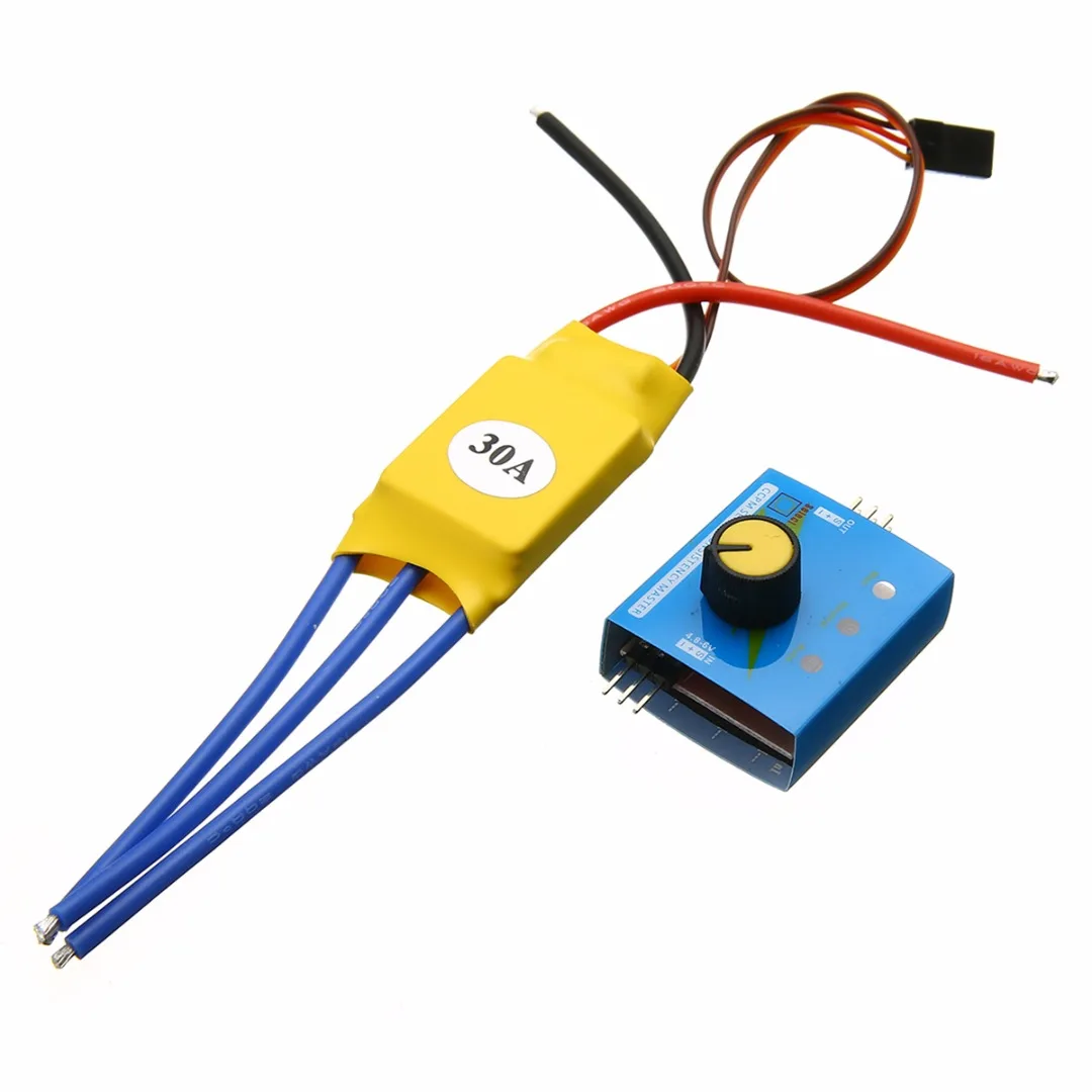 30A 12V DC 3-phase Brushless Motor Speed Controller High-Power Regulator PWM Control