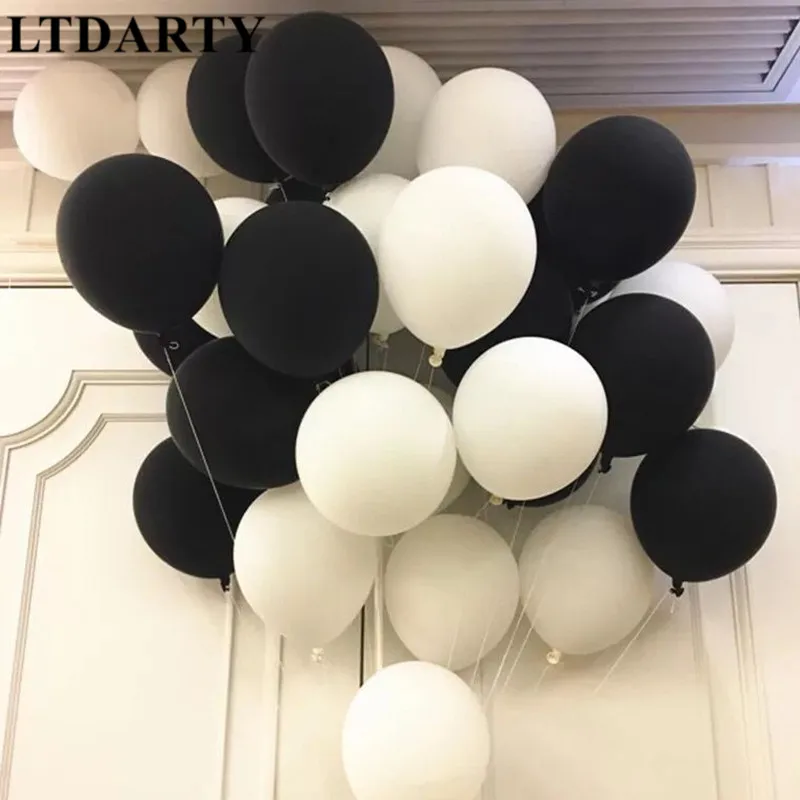 25pcs/lot 10 inch 2.2g Matt Black White Pink Latex Balloons Wedding balloons Birthday Party Decorations Helium Inflatable Globos
25pcs/lot 10 inch 2.2g Matt Black White Pink Latex Balloons Wedding balloons Birthday Party Decorations Helium Inflatable Globos