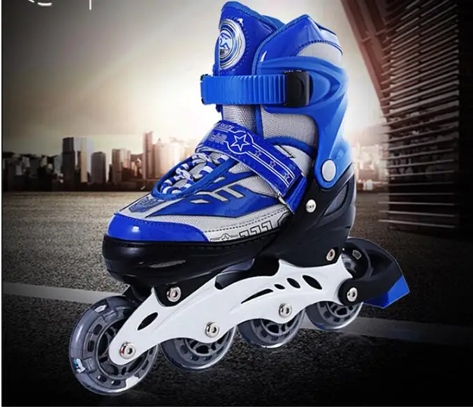 Image Hot sale!Outdoor Skating Shoes Inline Skates Roller Skating Shoes Unisex Durable Slalom Braking FSK Hockey Patines Rollerblading