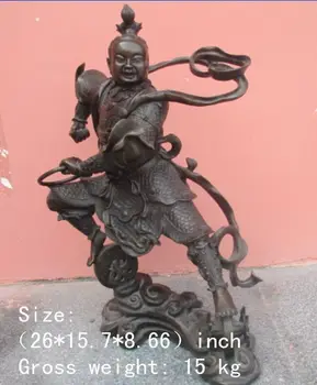 66cm*/Ancient Chinese copper statue of a god to ward off bad luck which zha
66cm*/Ancient Chinese copper statue of a god to ward off bad luck which zha