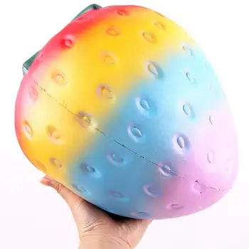 25 CM Big Slow Rebound Rainbow Strawberry Colorful Squishy Toy Kids Adults Anti Stress Toy Decoration
25 CM Big Slow Rebound Rainbow Strawberry Colorful Squishy Toy Kids Adults Anti Stress Toy Decoration