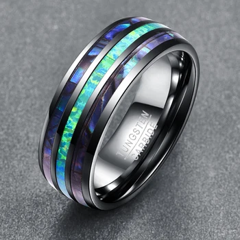 8MM Width Elegant Smooth Inlay Abalone Shell +Opal+Abalone Shell Tungsten Steel Rings for Men Top Grade Mens Ring
8MM Width Elegant Smooth Inlay Abalone Shell +Opal+Abalone Shell Tungsten Steel Rings for Men Top Grade Mens Ring