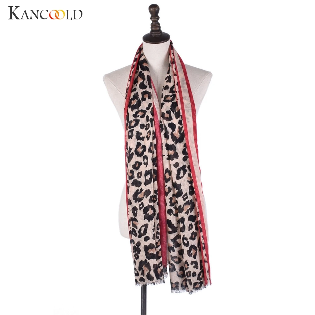 KANCOOLD Scarf women Gorgeous large Leopard Print Scarf Patchwork Wrap Long Shawl Fashion high quality Scarf Women 2018Nov21
KANCOOLD Scarf women Gorgeous large Leopard Print Scarf Patchwork Wrap Long Shawl Fashion high quality Scarf Women 2018Nov21