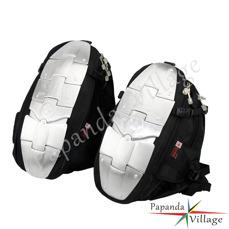 Waterproof Nylon Motorbike Saddle Bag Riding Shoulder Bag Safety Motorcycle Backpack Fashion ASMK Metallic Carapace Backpack
Waterproof Nylon Motorbike Saddle Bag Riding Shoulder Bag Safety Motorcycle Backpack Fashion ASMK Metallic Carapace Backpack