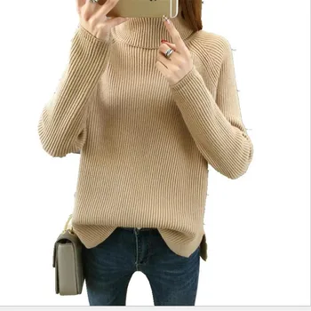 Women Thick Turtleneck Sweater 2018 Long Sleeve Female Short Knitwear Sweater And Pullovers Warm Soft Bottom Sweater MujerCQ2642
Women Thick Turtleneck Sweater 2018 Long Sleeve Female Short Knitwear Sweater And Pullovers Warm Soft Bottom Sweater MujerCQ2642