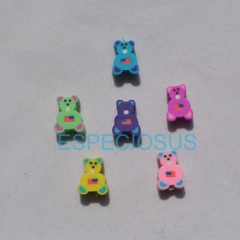 50pcs DIY Jewelry Accessories polymer clay bead Cartoon Bear Round Shape Spacer mix color Bracelet Making Department Fimo Slices
50pcs DIY Jewelry Accessories polymer clay bead Cartoon Bear Round Shape Spacer mix color Bracelet Making Department Fimo Slices