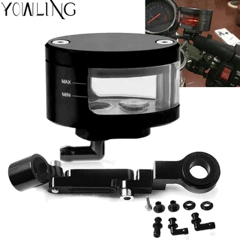 Universal Motorcycle Brake Fluid Reservoir Tank with Oil mounting kit For TRIUMPH SPEED FOUR TRIPLE 1050 R S ABS MASTER
Universal Motorcycle Brake Fluid Reservoir Tank with Oil mounting kit For TRIUMPH SPEED FOUR TRIPLE 1050 R S ABS MASTER